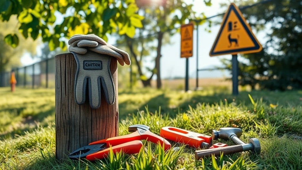 safe fence repair practices