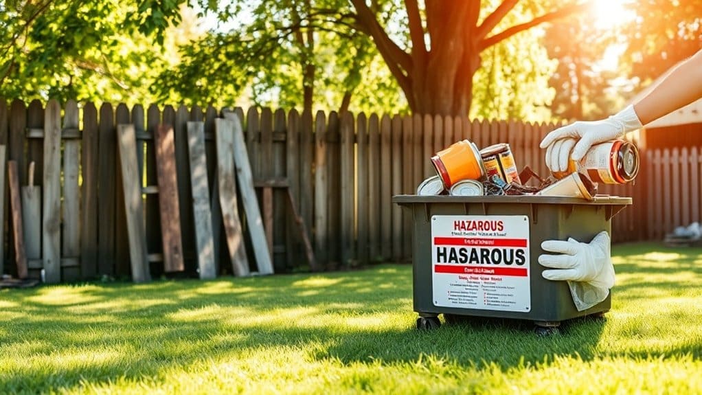 safe hazardous material disposal