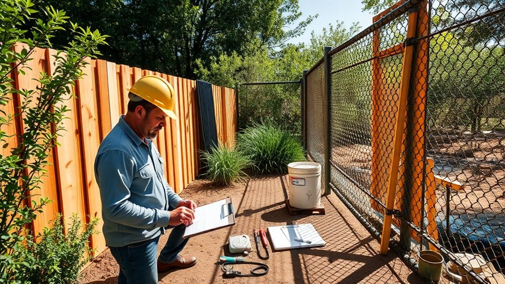 site preparation for fencing