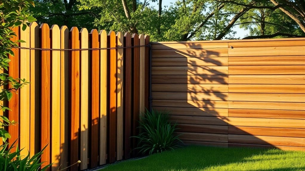solid fence enhances privacy