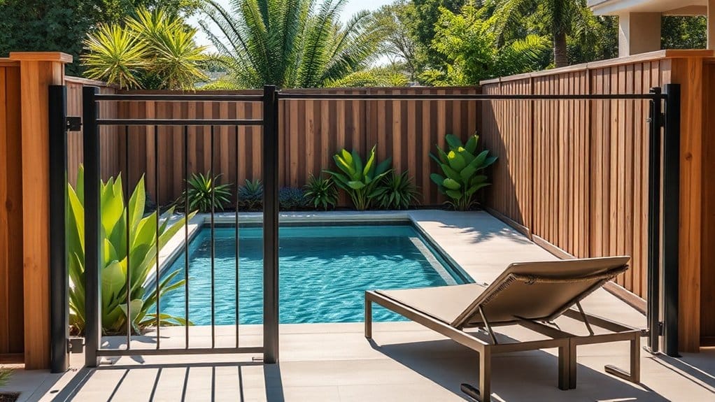 stylish and safe fencing