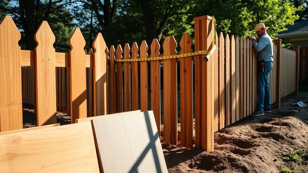 wood fence installation timeline