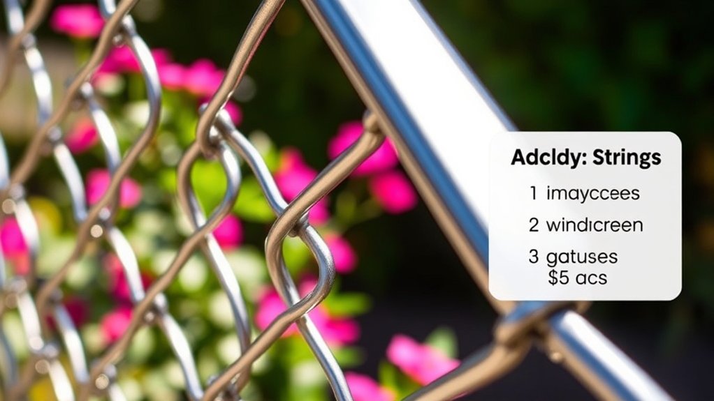 budgeting for fencing features