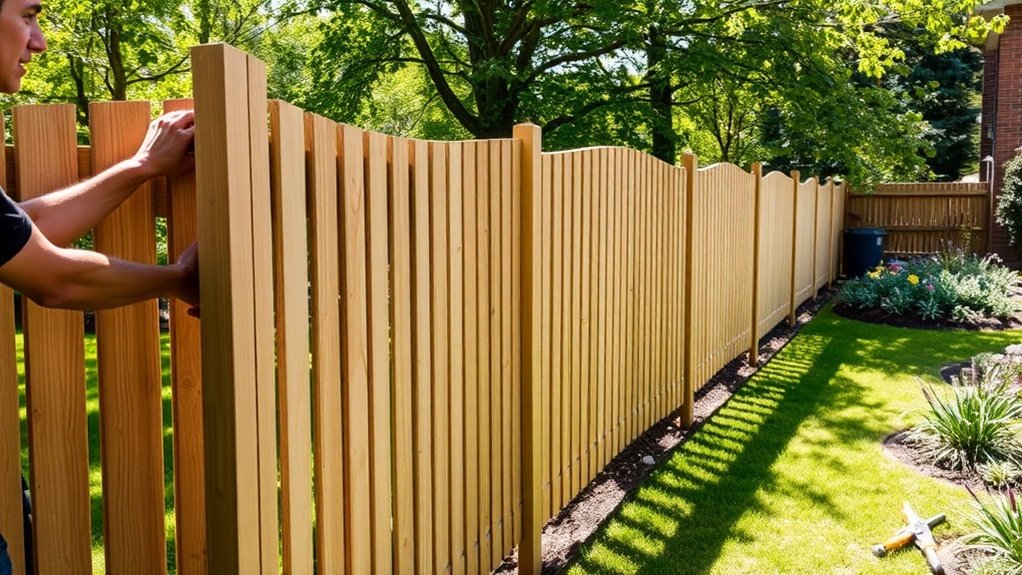 curved fence installation tips