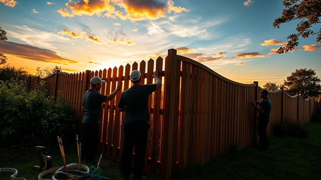 curved fence maintenance tips