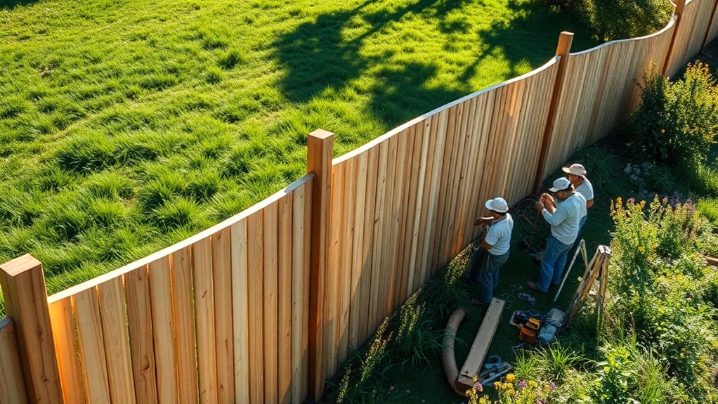 curved fence structural stability