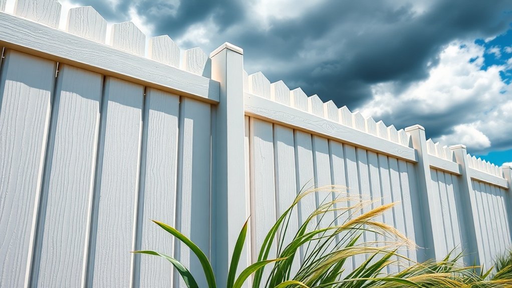 durable vinyl fence design