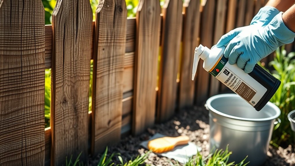 fence cleaning and maintenance
