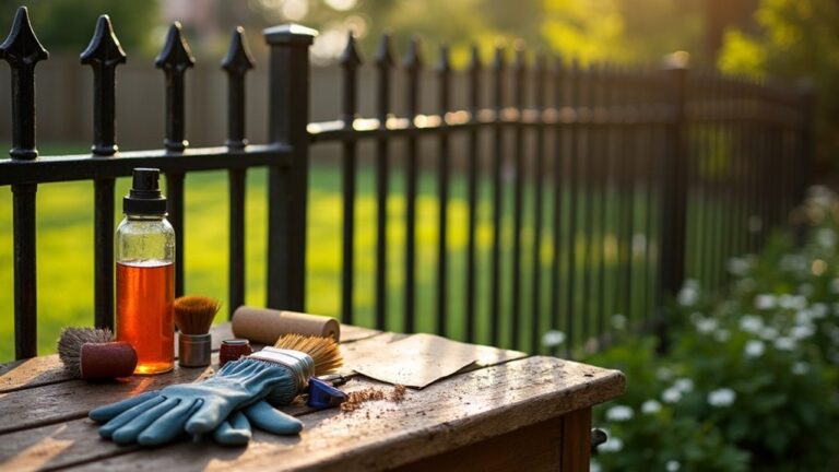 metal fence maintenance tips