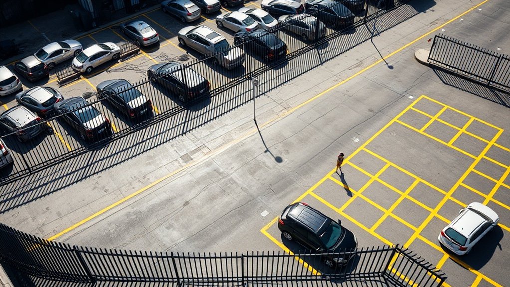parking lot fencing regulations