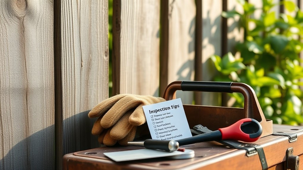 regular fence maintenance inspections