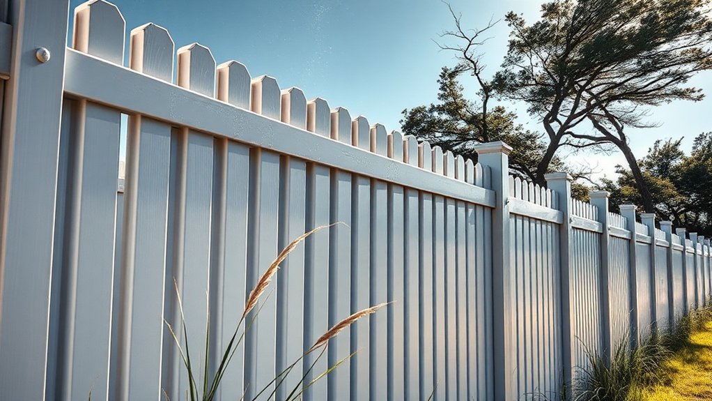 reinforced vinyl fence stability