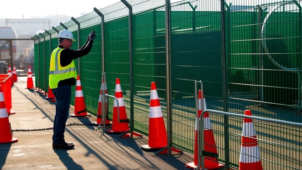 temporary fencing installation guide