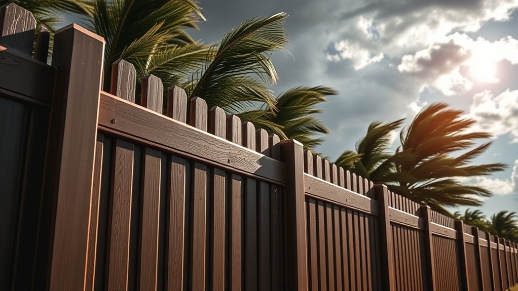 vinyl fence wind resistance