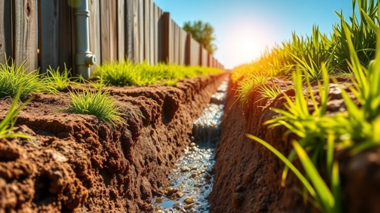 drainage for fence moisture