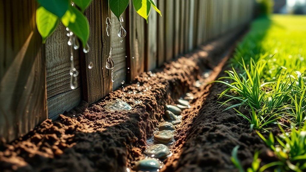 effective fence moisture management