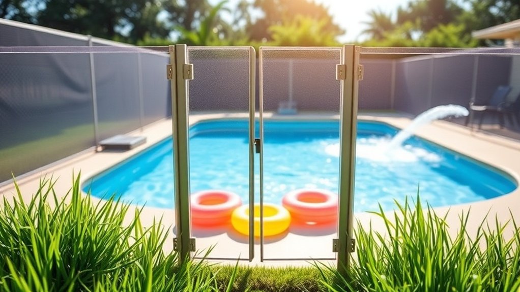 self closing high latch gate