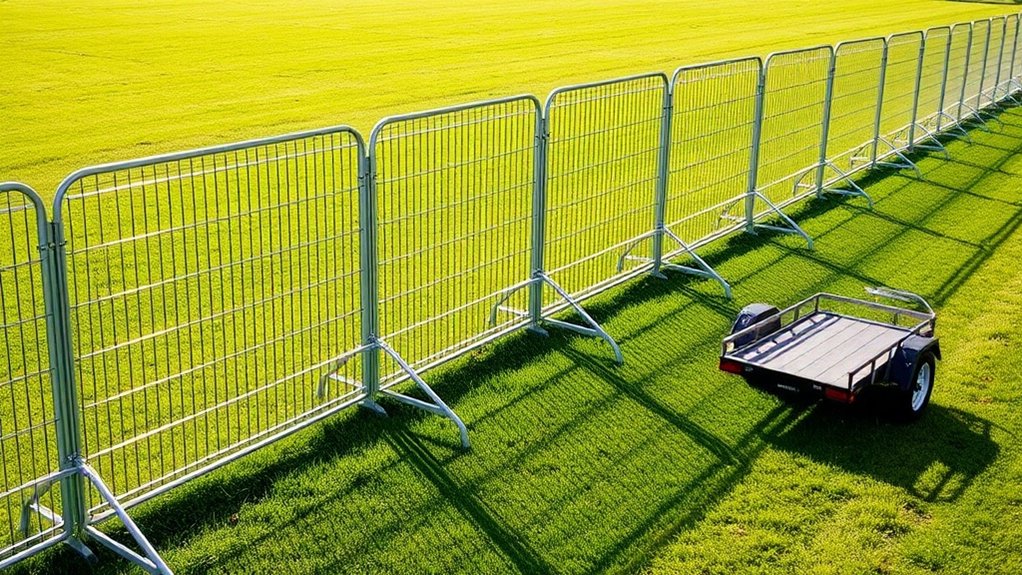 durable tool free panel fencing