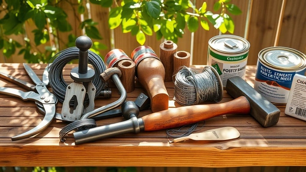 essential fence upkeep tools