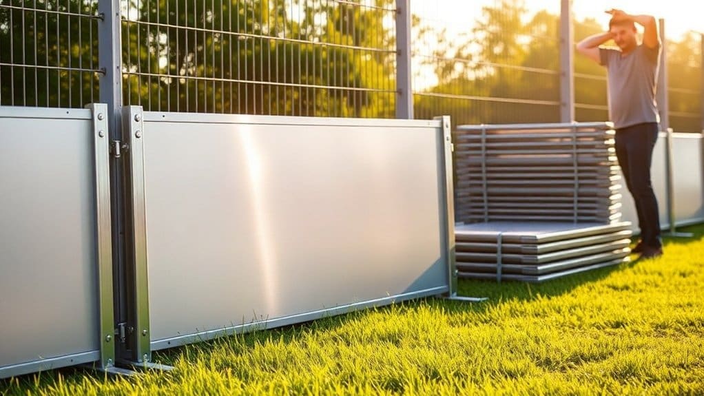 lightweight easy to install fencing