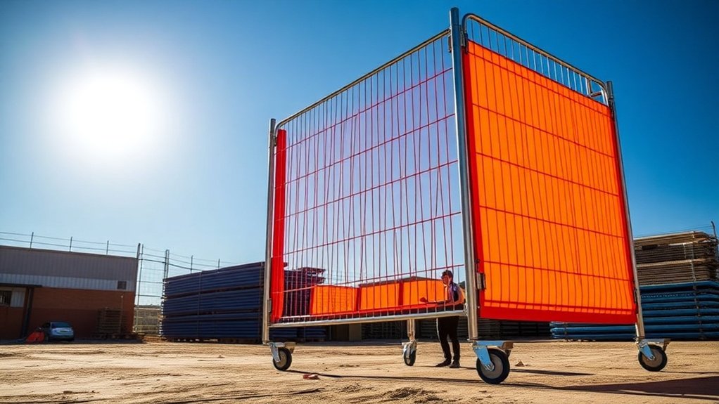 lightweight fencing enhances efficiency