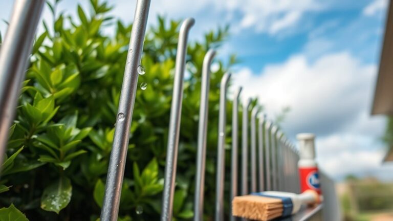 metal fence weatherproofing techniques