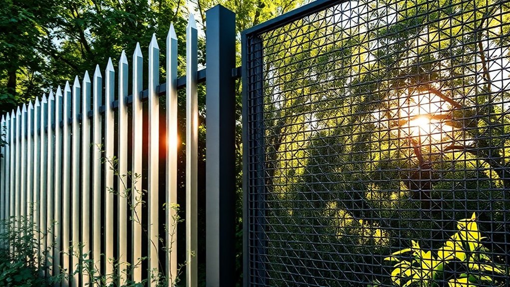 modern fencing design options