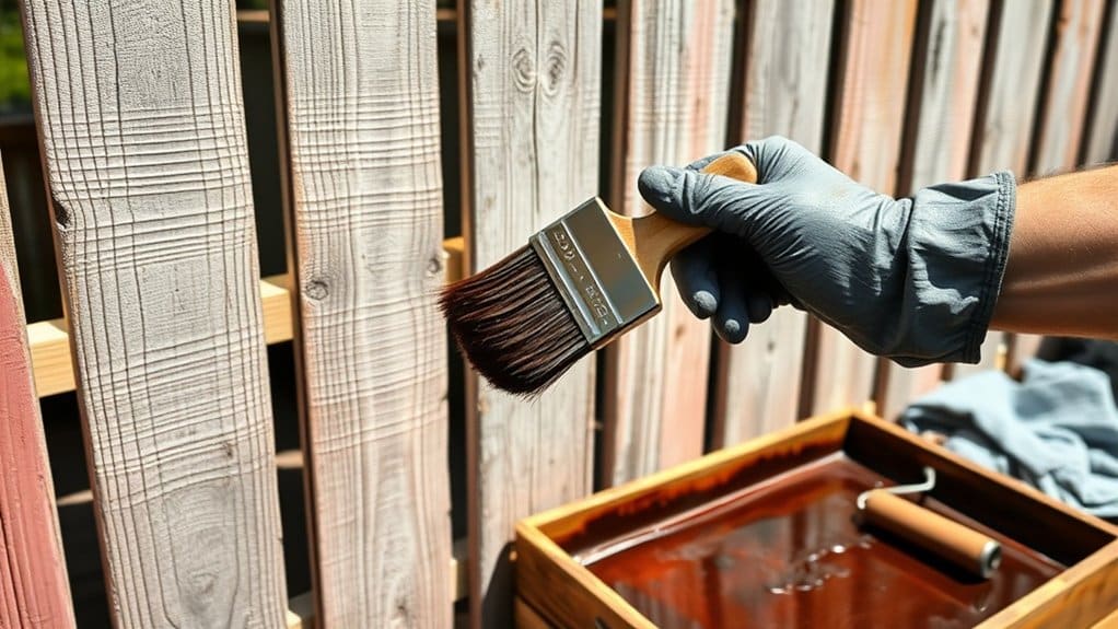 professional fence stain techniques