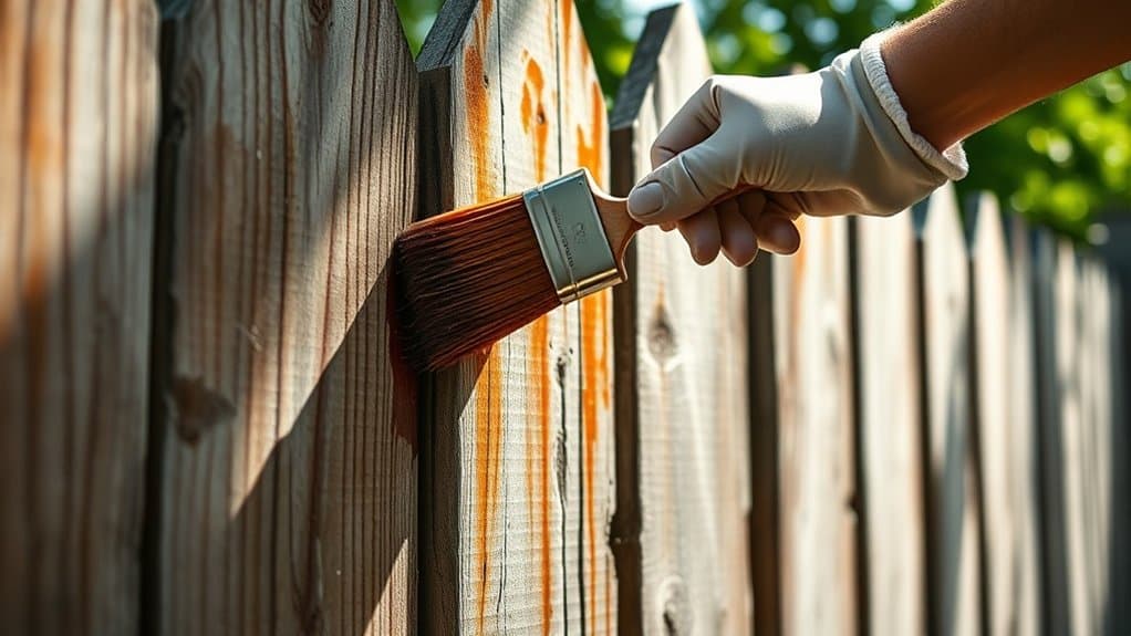 restore faded fence finish