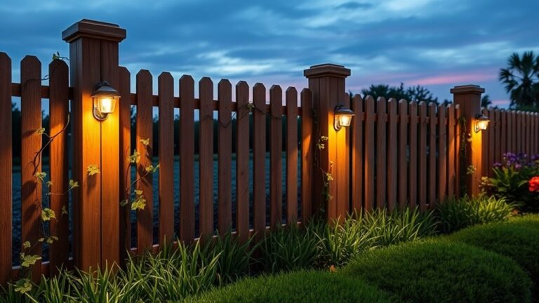 solar lights eco friendly fencing