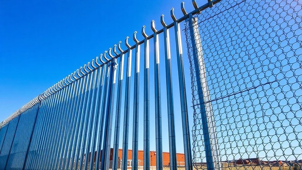 strong durable security fencing
