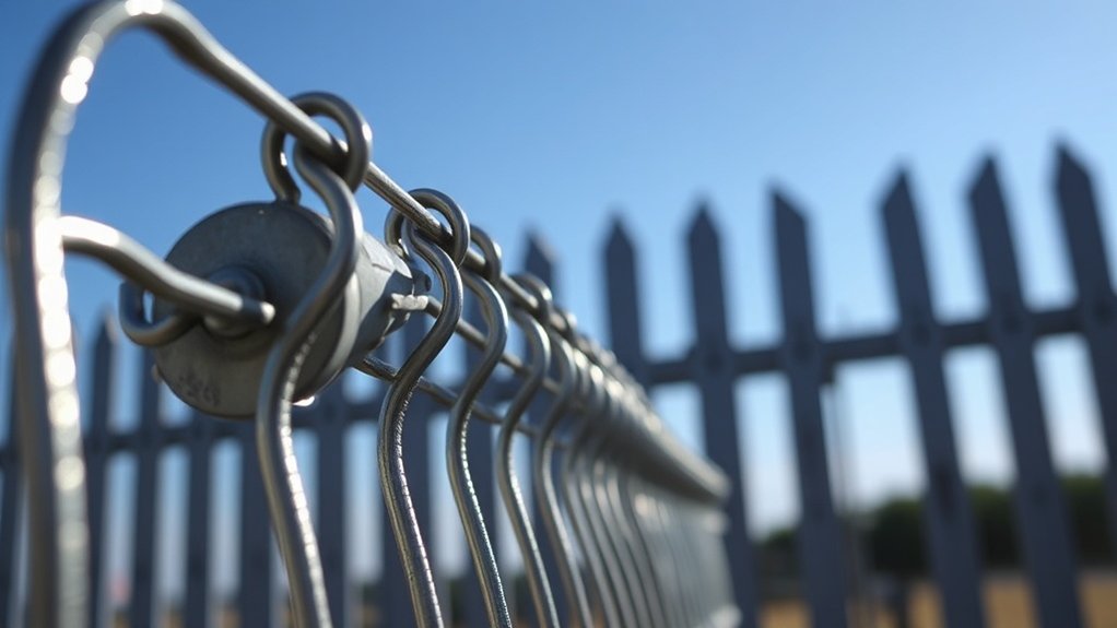 strong security perimeter fencing