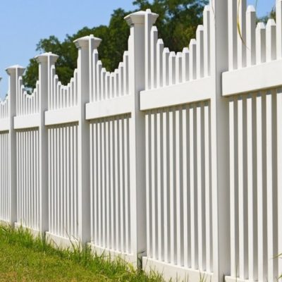 White-vinyl-fence
